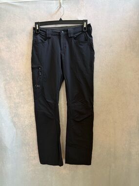 Outdoor Research Pants Women's Black Size 4 Straight Leg Hiking Travel Gorpcore